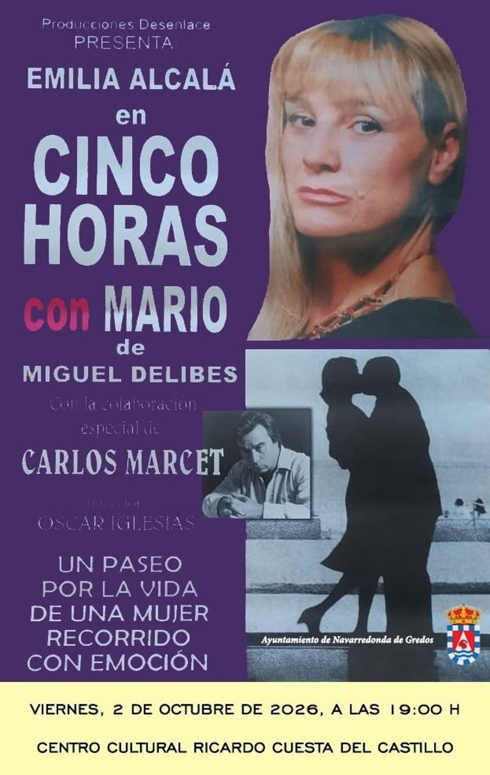El Ayuntamiento de Navarredonda (Ávila) organiza un certamen de teatro en octubre que acerca a los grandes autores.