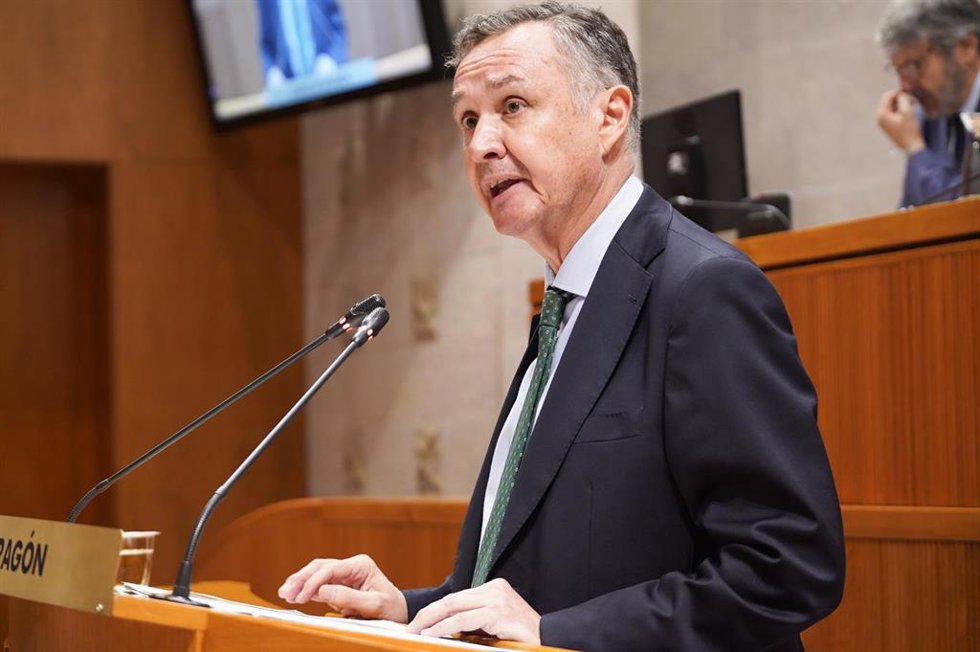 El consejero de Medio Ambiente y Turismo del Gobierno de Aragón, Luis Biendicho.
