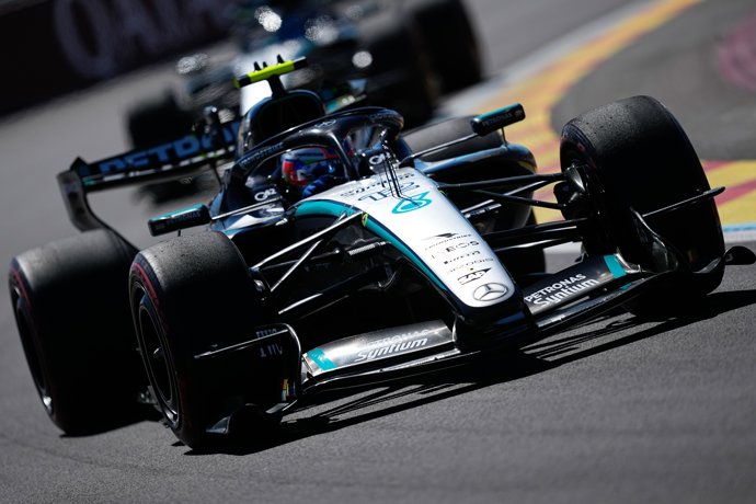 El piloto italiano de F1 Kimi Antonelli (Mercedes), en el GP de España 2026. 