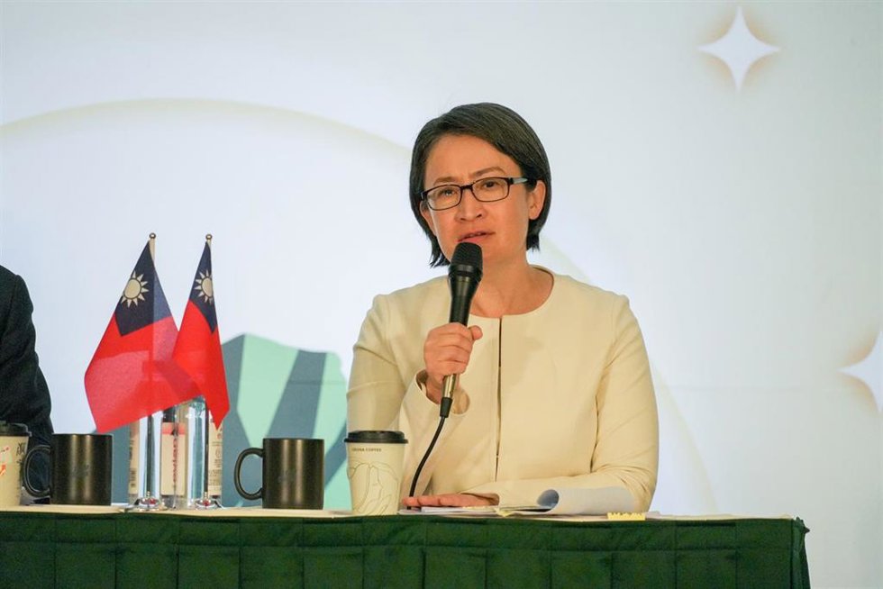 Archivo - La vicepresidenta de Taiwán, Hsiao Bi Khim, durante un acto de campaña en 2024. 