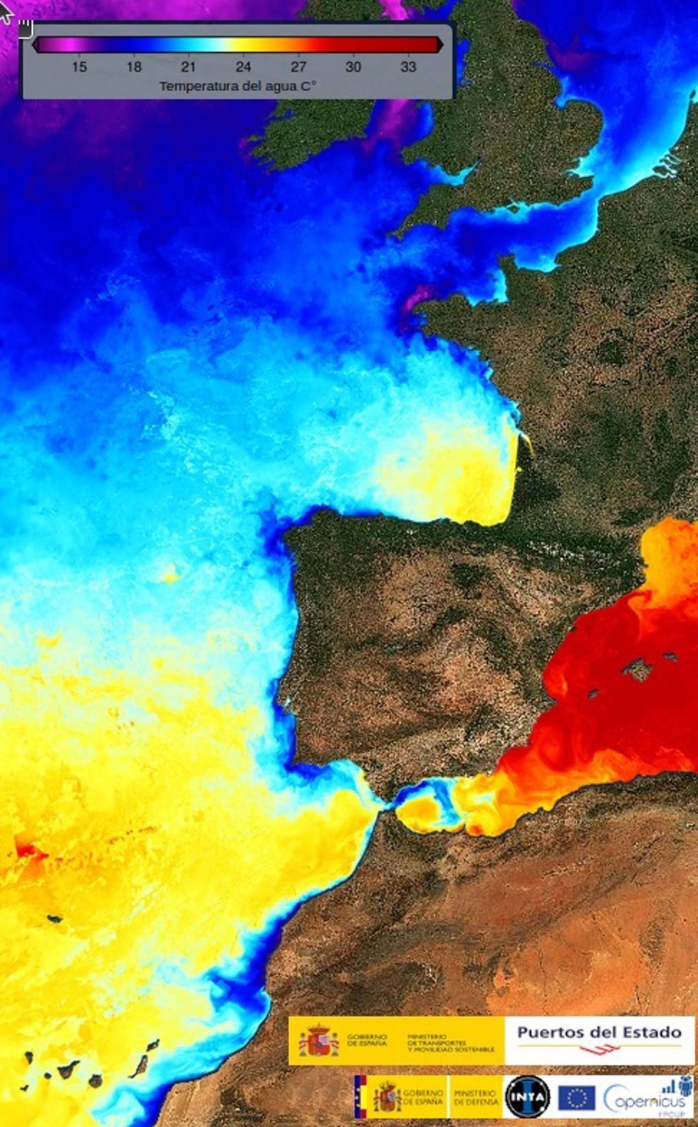 La temperatura del mar en España marca récords históricos este verano, con 33,02ºC en la boya de Dragonera (Mallorca).
