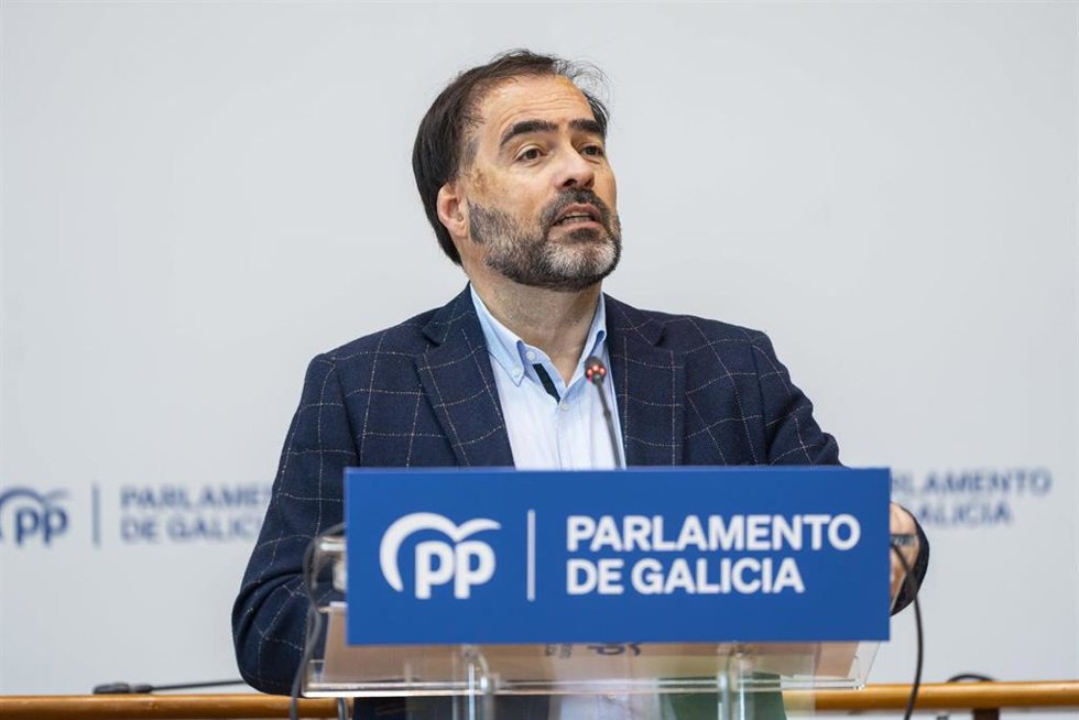 Archivo - El portavoz del Grupo Popular en el Parlamento, Alberto Pazos Couñago, a 8 de mayo de 2026.
