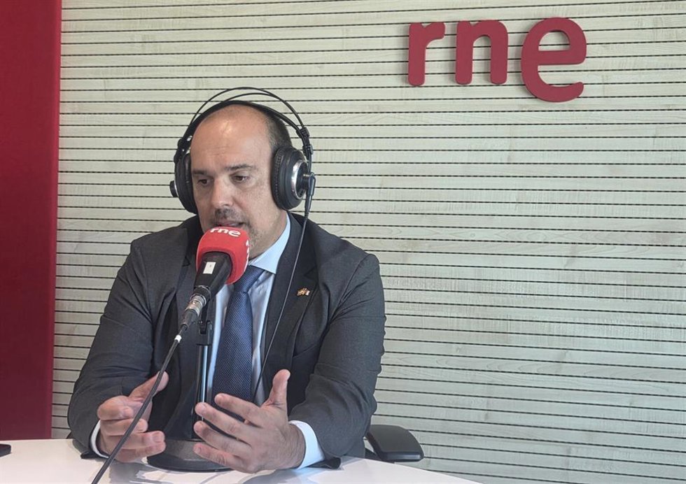 El presidente de las Cortes, Pablo Bellido.