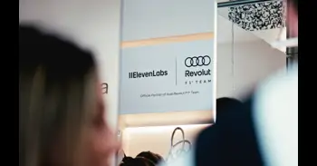 ElevenLabs abre una 'pop up' en Madrid para entrevistar con IA a los dos pilotos de Audi en la Fórmula 1