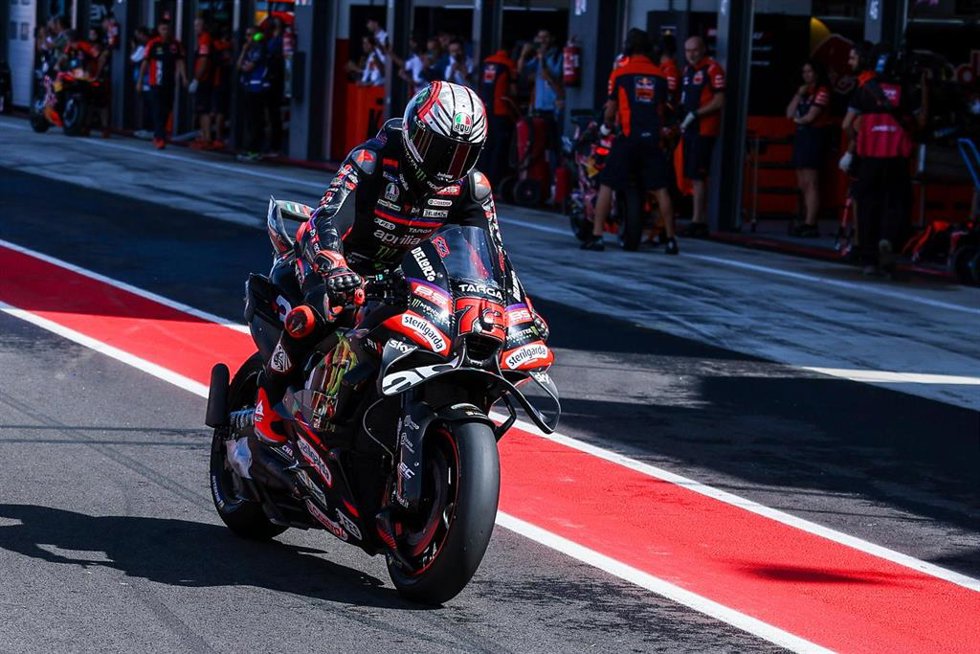 Marco Bezzecchi, en Misano.