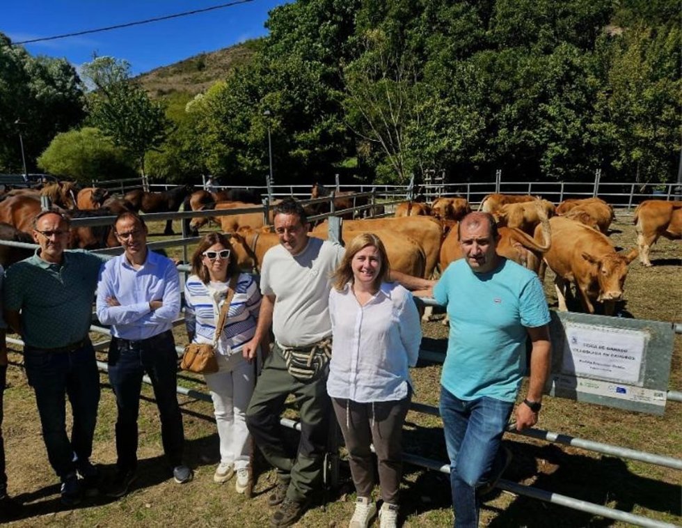 La consejera de Agricultura, Noemí Manzanos, asiste a la Feria de Villoslada que reúne 346 cabezas de equino y bovino