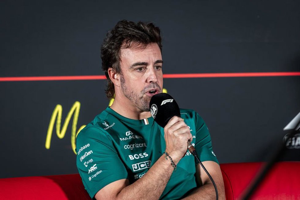 El piloto español de F1 Fernando Alonso (Aston Martin), en el GP de España 2026. 