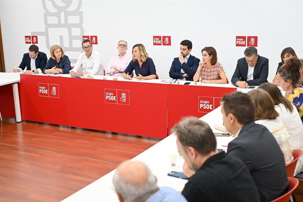 Comisión Ejecutiva Regional del PSOE Aragón.