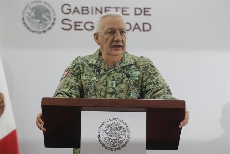 Archivo - El ministro de Defensa mexicano, Ricardo Trevilla