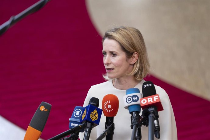 Archivo - La Alta Representante de la Unión Europea para Política Exterior, Kaja Kallas