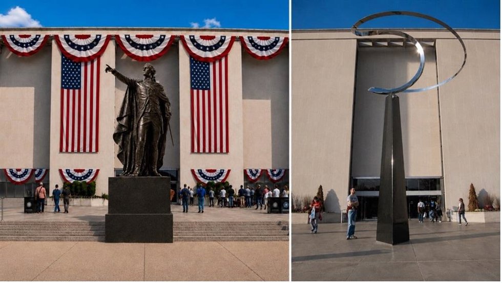 Trump pide un homenaje de cinco años a Washington y una efigie de nueve metros en el Museo Nacional de Historia de EEUU