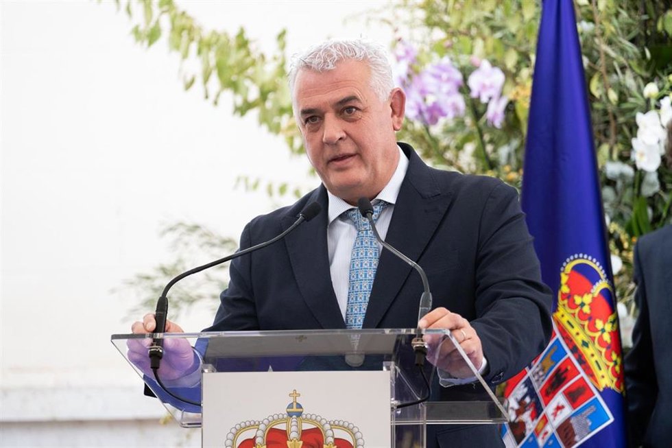 El presidente de la Diputación de Guadalajara, José Luis Vega