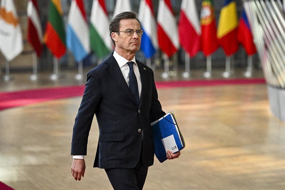 Archivo - El primer ministro sueco, Ulf Kristersson