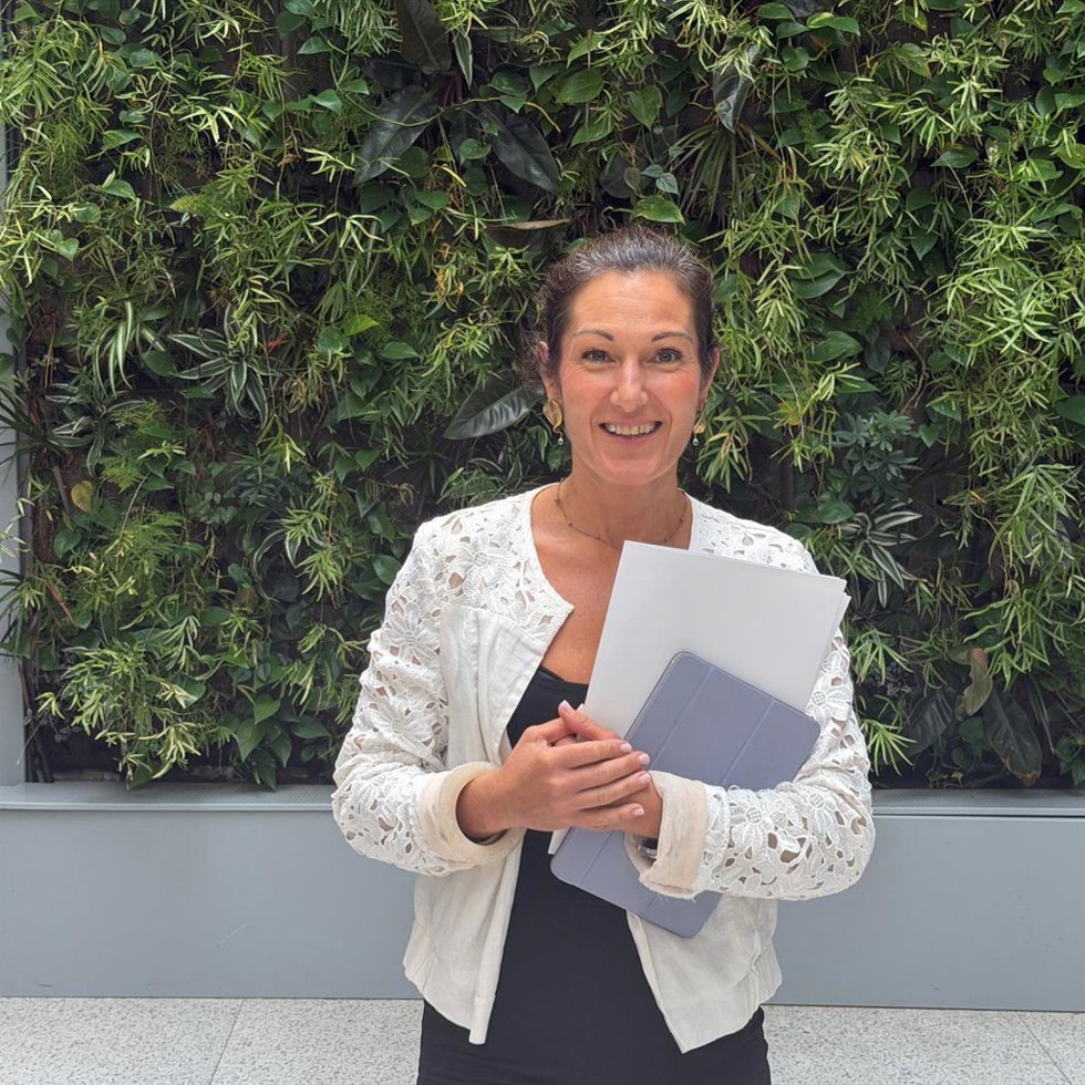 Archivo - La eurodiputada del PNV, Ohiane Agirregoitia