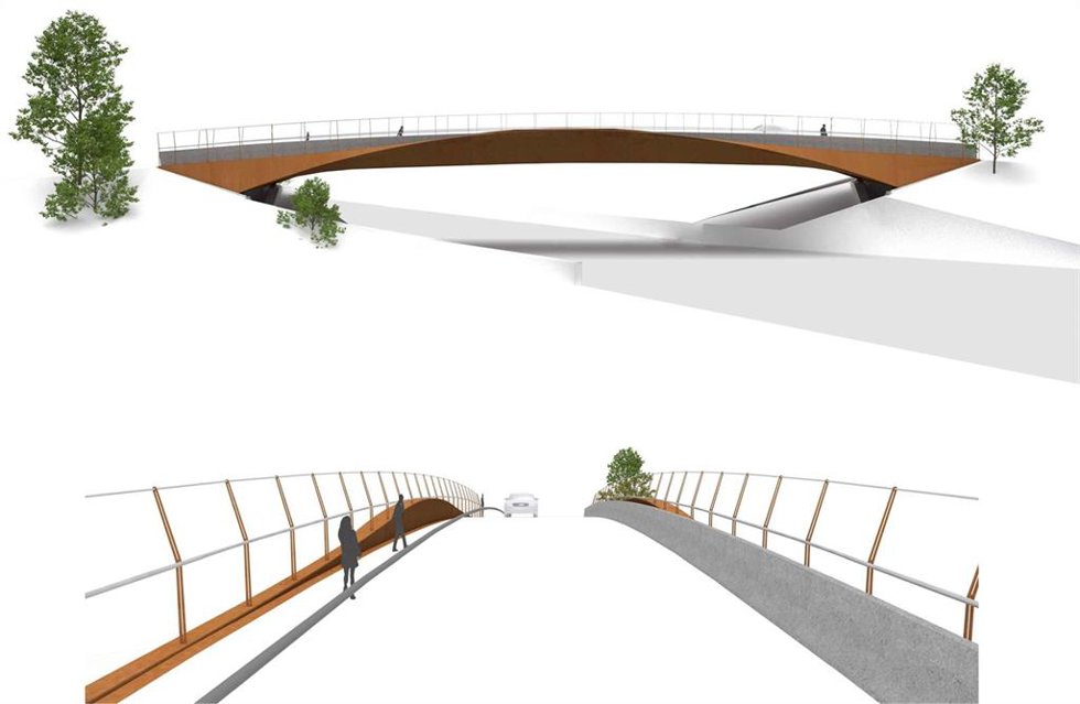 El paso a nivel de Santa Maria será sustituido por un nuevo puente sobre las vías del tren