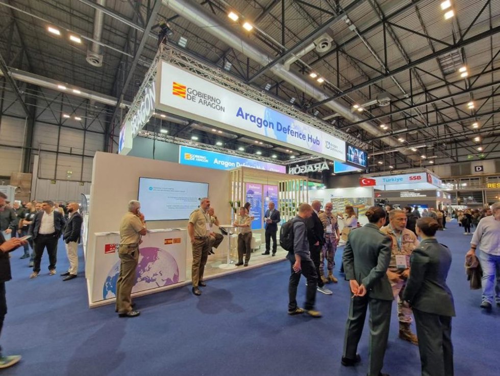 Archivo - A presencia de Aragón en Feindef ha sido muy bien valorada por las empresas
