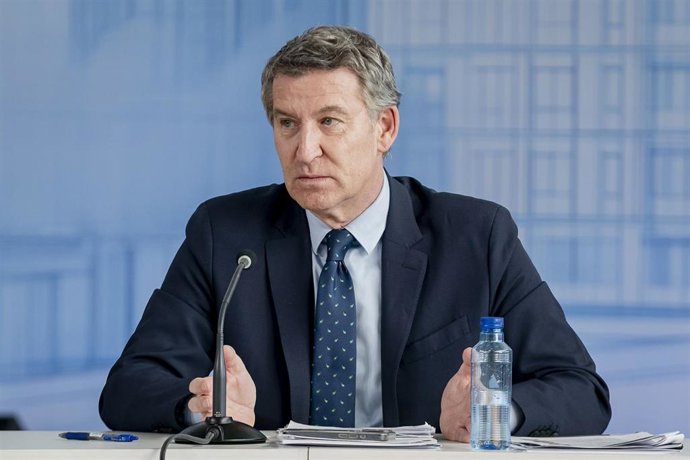 Archivo - El presidente del PP, Alberto Núñez Feijóo