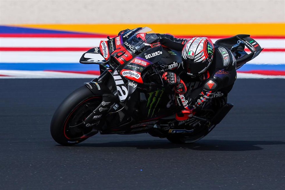 Marco Bezzecchi, en Misano.