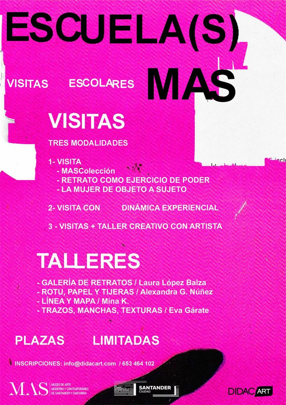 El MAS volverá a acercar el arte contemporáneo a los estudiantes con las visitas escolares