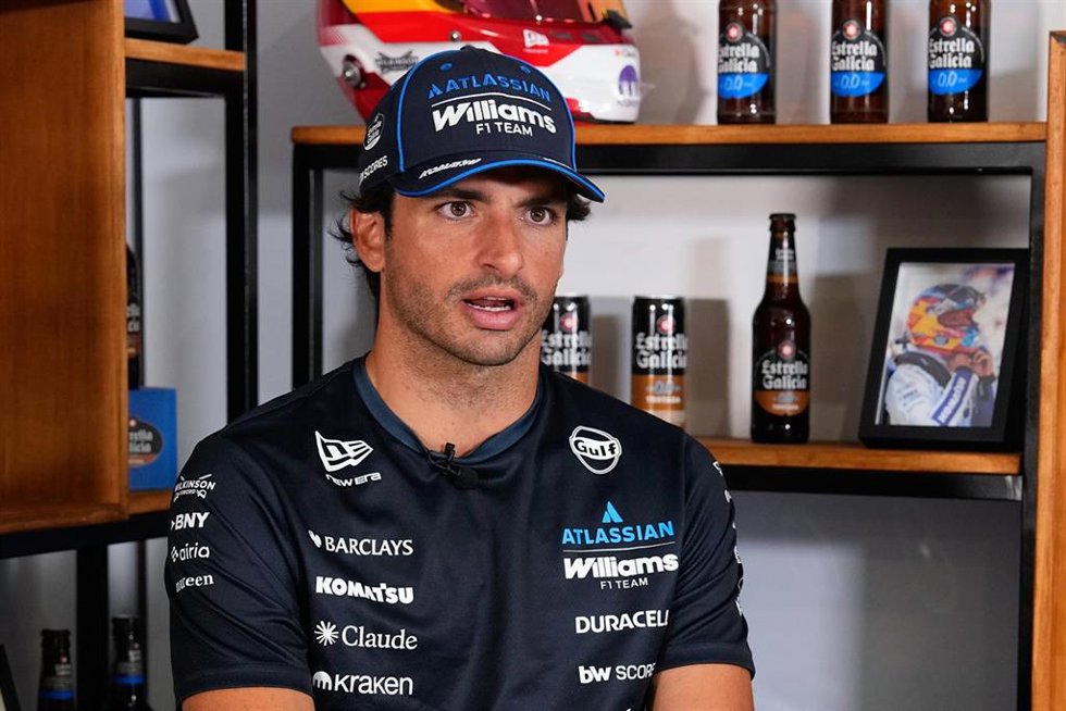 El piloto español de F1 Carlos Sainz (Williams), en una entrevista a Europa Press. 