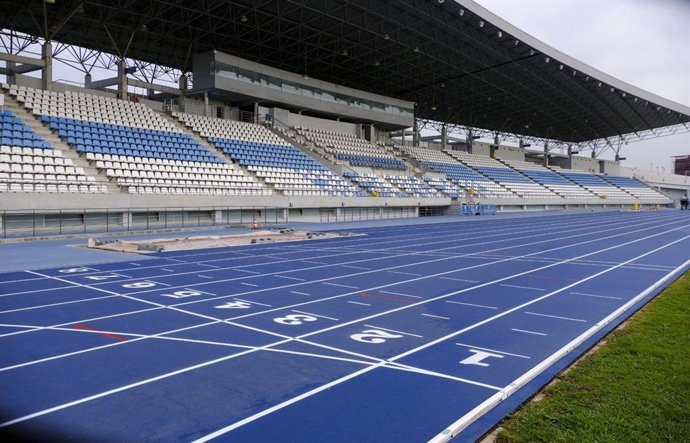 Estadio iberoamericano de atletismo de Huelva.