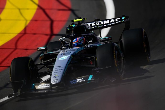 12 KIMI ANTONELLI Andrea (ita), Equipe Mercedes AMG F1 W17, ação durante o Grande Prêmio da Espanha de Fórmula 1 de 2026, 14ª etapa do Campeonato Mundial de Fórmula 1 de 2026, de 11 a 13 de setembro de 2026, no Circuito de Madring, em Madri, Espanha — Fot