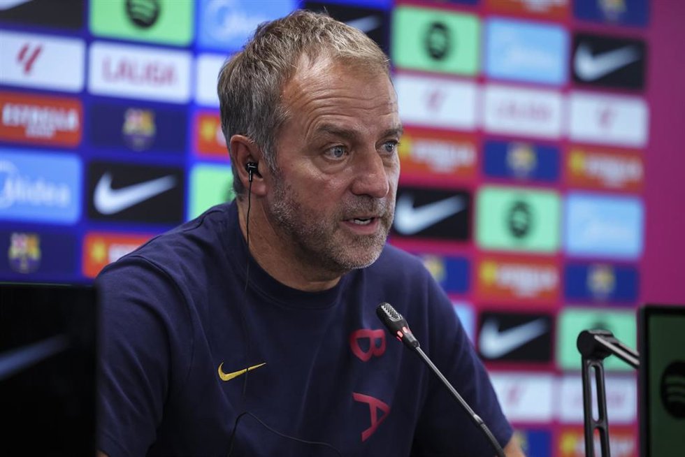 Hansi Flick, entrenador del FC Barcelona.