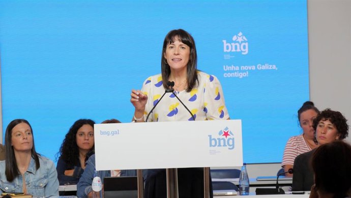 La portavoz nacional del BNG, Ana Pontón