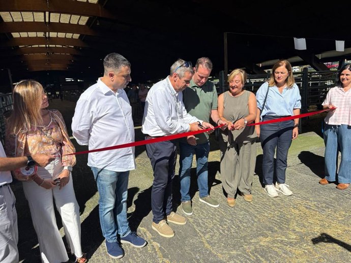 El consejero de Medio Rural y Política Agraria, Marcelino Marcos, en la inauguración de Agrosiero 2026.