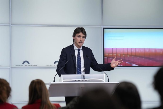 Archivo - El portavoz de Junts en el Parlament, Salvador Vergés