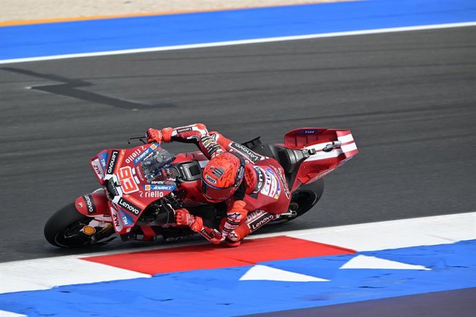 Marc Márquez, durante una carrera.