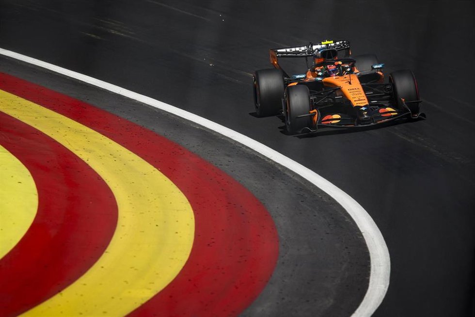 El piloto inglés de F1 Lando Norris (McLaren), en el GP de España 2026.