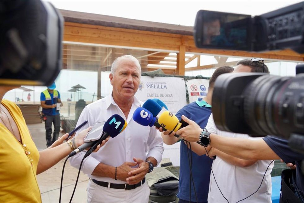 El vicepresidente primero del Gobierno de Melilla y secretario general del PP regional, Miguel Marín.