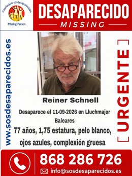 Buscan a un hombre de 77 años desaparecido desde el viernes en Llucmajor