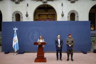 Conferencia de prensa del Gobierno de Guatemala sobre las operaciones de seguridad pública