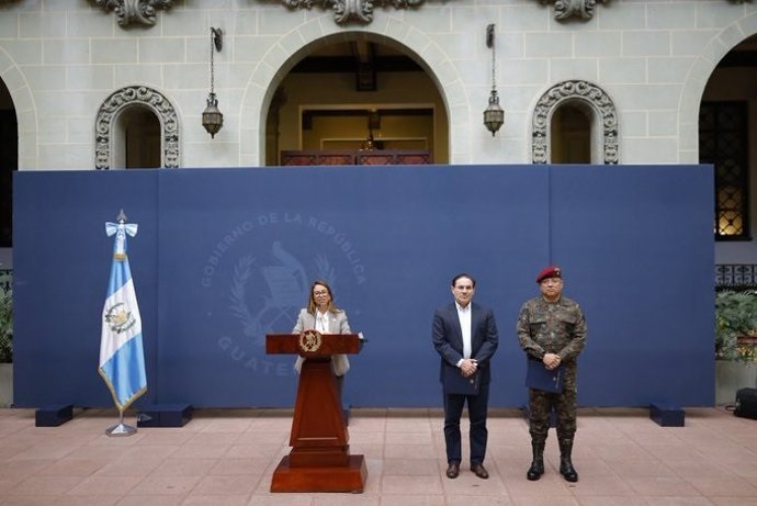 Conferencia de prensa del Gobierno de Guatemala sobre las operaciones de seguridad pública