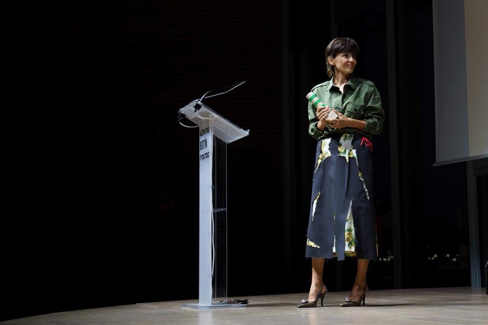 Elena Anaya recoge el Faro Verde del Festival de Cine de Santander