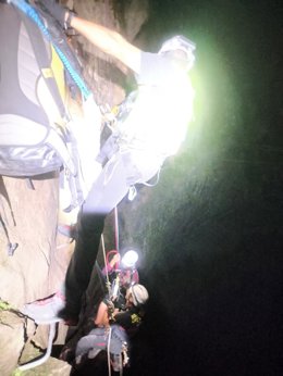 Rescate del escalador valenciano