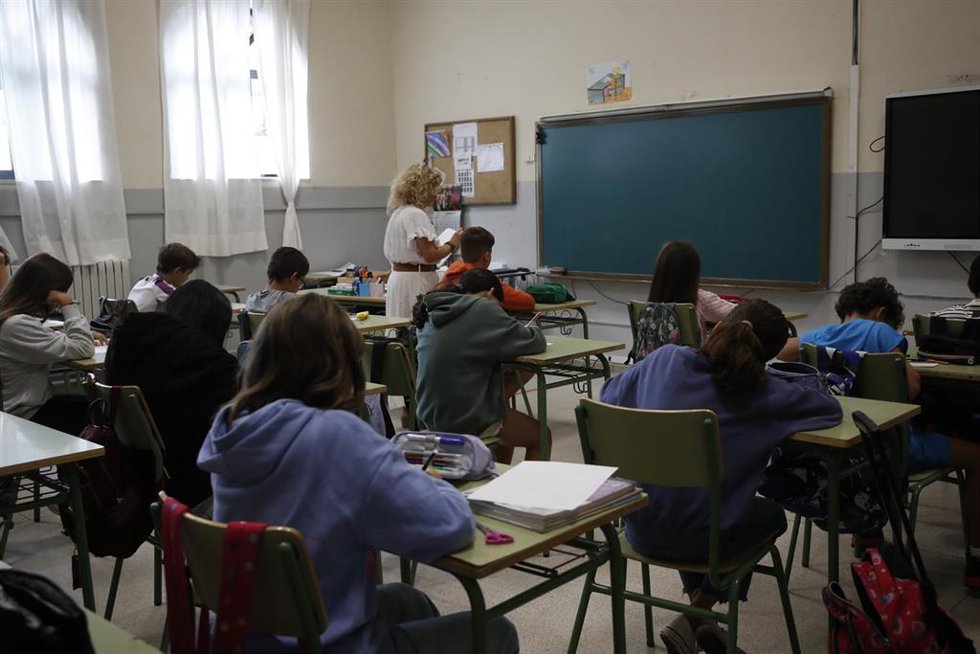 Un colegio de Castilla y León.
