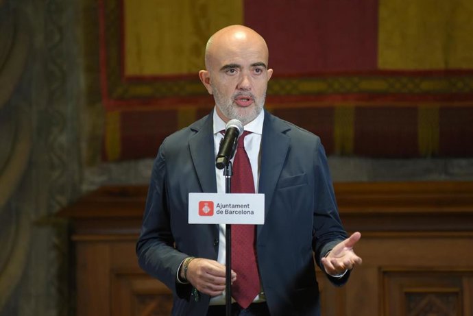 Archivo - El líder del PP en el Ayuntamiento de Barcelona, Daniel Sirera.