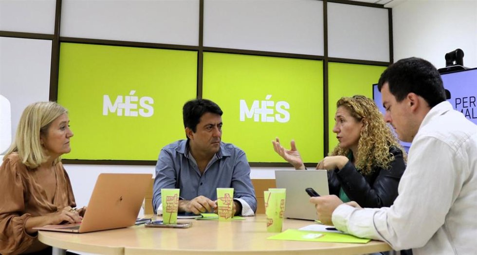 Los consellers de MÉS per Mallorca en el Consell de Mallorca.