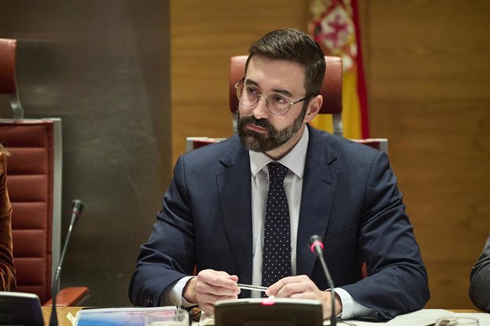 Archivo - El secretario de Estado de Energía, Joan Groizard Payeras, comparece ante la Comisión de Investigación sobre el apagón, en el Senado, a 4 de diciembre de 2025, en Madrid (España). 