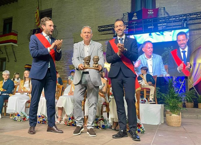 Presentación de Zagales y Zagalas en las fiestas patronales de San Mateo 2026, en Monzón.