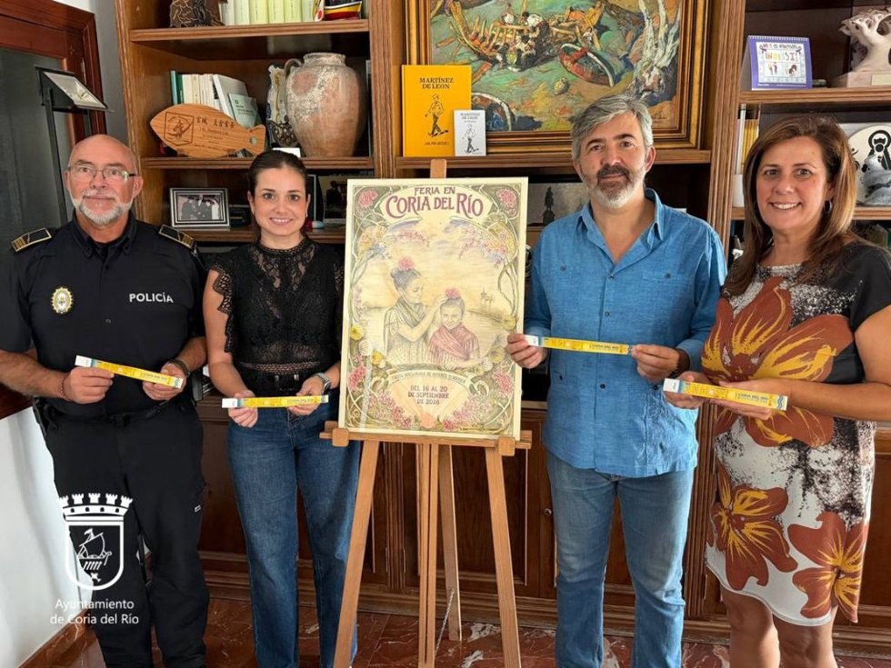 Presentación de pulseras antidroga en Coria del Río (Sevilla)