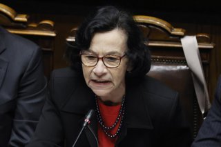 Valparaiso, 9 de septiembre 2026 La presidenta del Banco Central de Chile, Rosanna Costa, en la Sesion Especial del Senado Sebastian Cisternas/Aton Chile