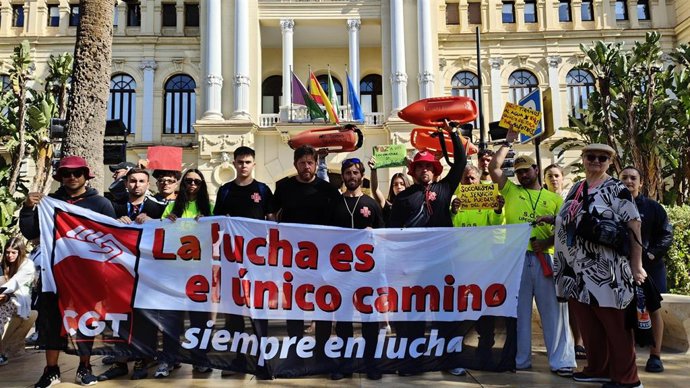 Manifestación en imagen de archivo de Con Málaga