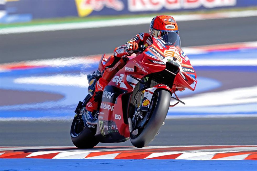 Marc Márquez, en Misano.