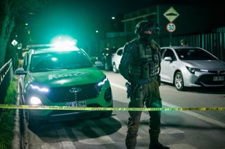 Santiago, 27 de Agosto de 2026.  Un Carabinero de franco fue asesinado tras intento de encerrona en calle Miraflores con Esmeralda en la comuna de Renca  Diego Martin /Aton Chile