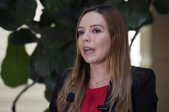 Valparaiso, 15 de abril 2026 Punto de prensa de la senadora Camila Flores  Sebastian Cisternas/AtonChile
