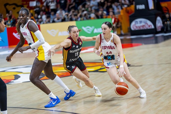 Iyana Martín, durante a Copa do Mundo da FIBA de 2026.